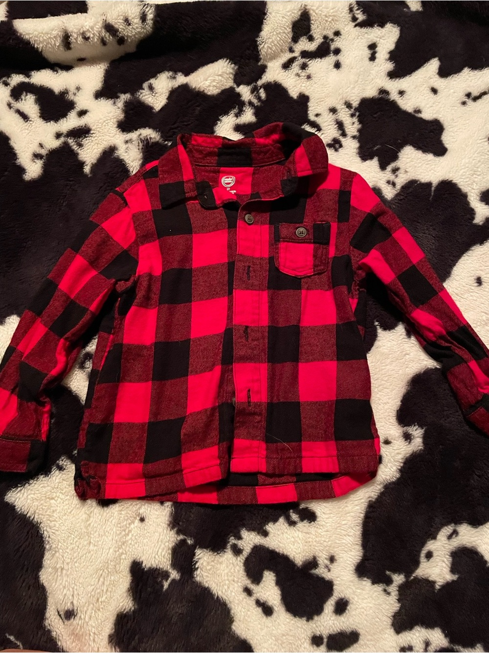 Wonder Nation Plaid Toddler Flannel Size 3T